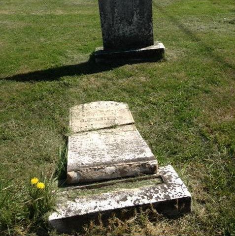 A monument during cleaning and restoration